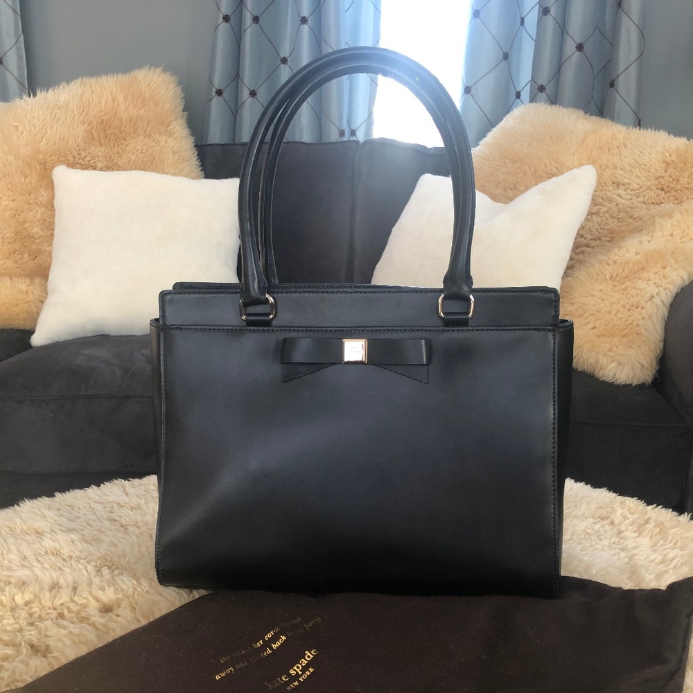 Kate Spade Handbag-black leather
